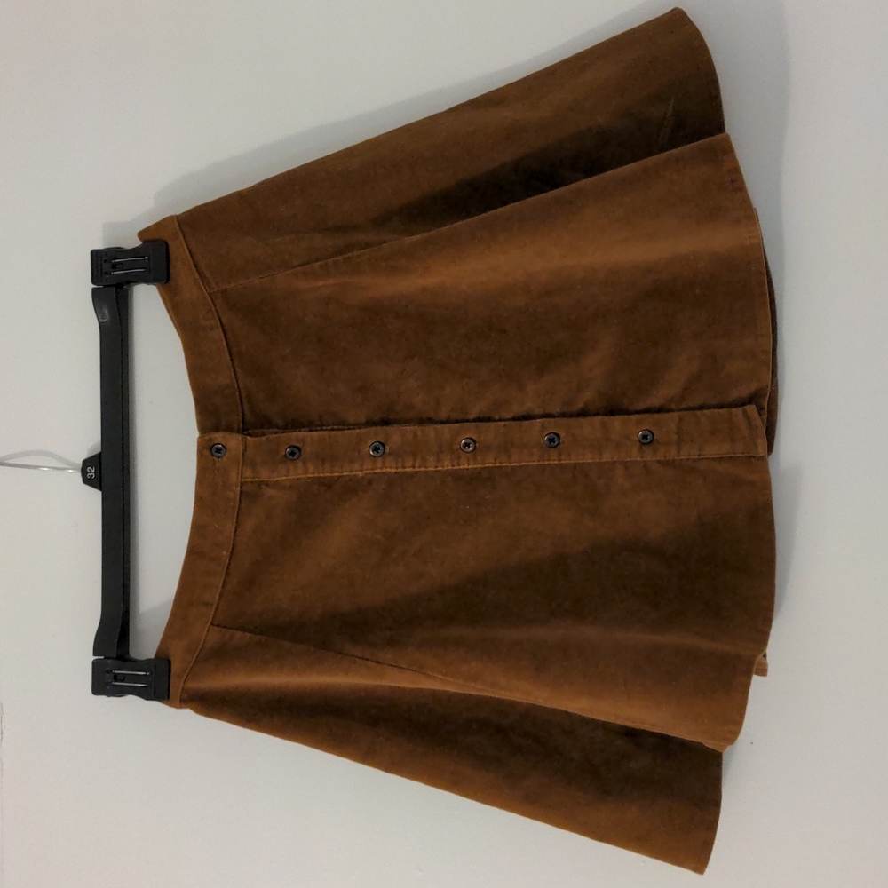 Brown Corduroy Skirt